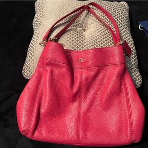 Coach Red Lexi Bag.  Used 2x. Great condition.